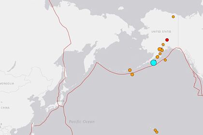 У берегов Аляски произошло землетрясение