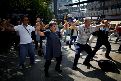 Пожилое население Японии достигло рекордных размеров