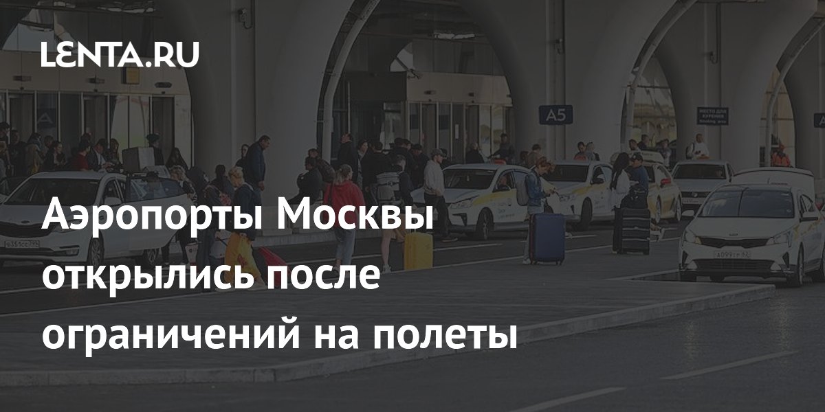 Аэропорты Внуково и Домодедово открылись после ночных ограничений на полеты