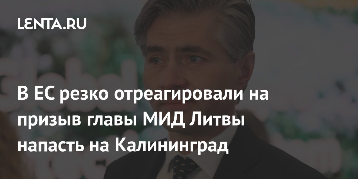 Кипрский журналист назвал безумным призыв главы МИД Литвы атаковать Калининград