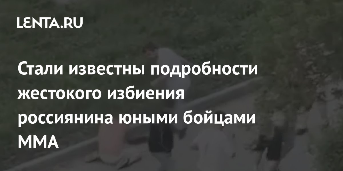 Подростки-бойцы MMA избили мужчину в Дзержинске: жертву пинали по лицу без сознания