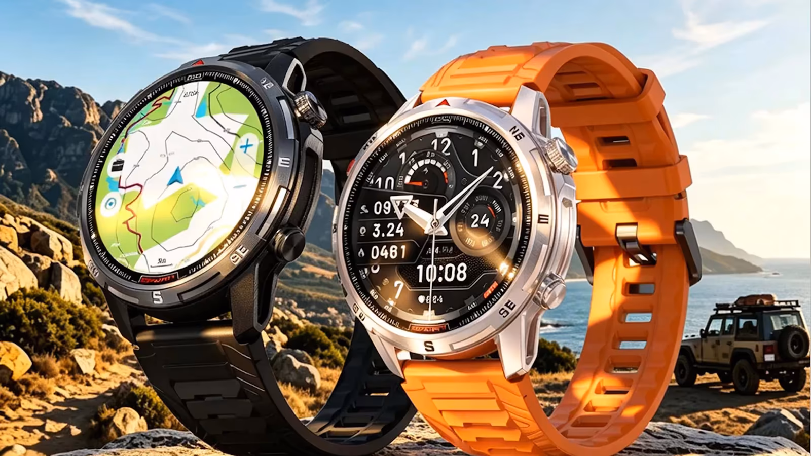 Представлены прочные умные часы Rogbid GeoX2 с GPS и SpO2 за 90 долларов