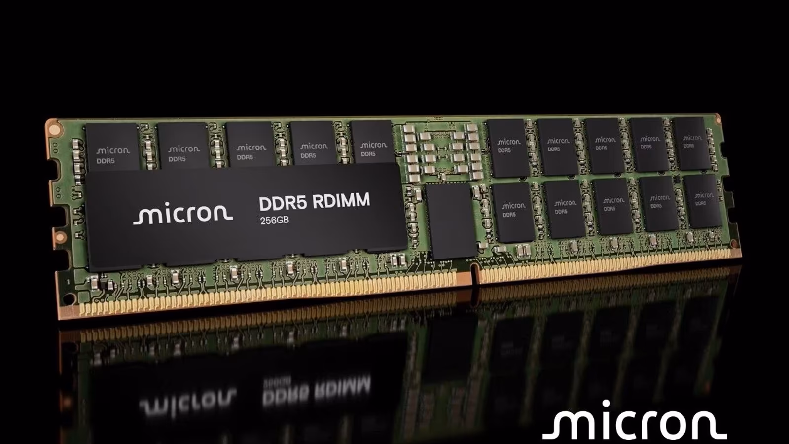 Micron ��������� ������ DDR5 RDIMM �� 256 ��: ������� � ����������� �� 40%