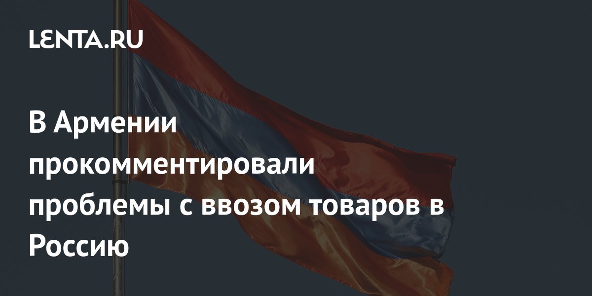 Армения прокомментировала сложности с поставками товаров в РФ Армения прокомментировала сложности с поставками товаров в РФ