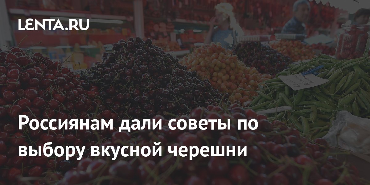 Как выбрать вкусную черешню: 5 признаков спелости от Роскачества Как выбрать вкусную черешню: 5 признаков спелости от Роскачества