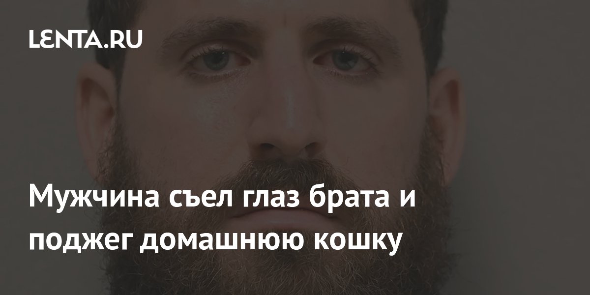 Семейная трагедия в США: мужчина с шизофренией убил брата и поджег домашнюю кошку Семейная трагедия в США: мужчина с шизофренией убил брата и поджег домашнюю кошку