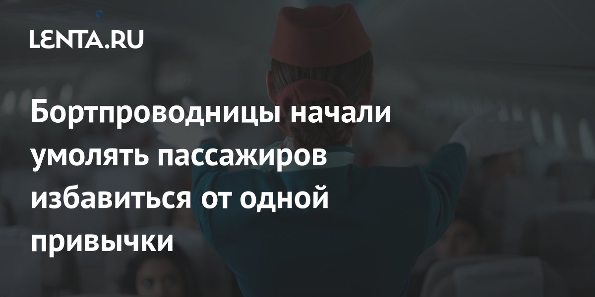 Бортпроводники просят не трогать их: как правильно привлечь внимание стюарда