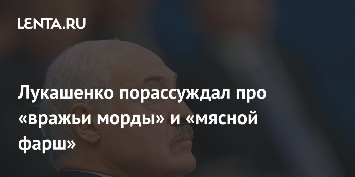 Лукашенко: Белоруссию нужно защитить от «вражьей морды»
