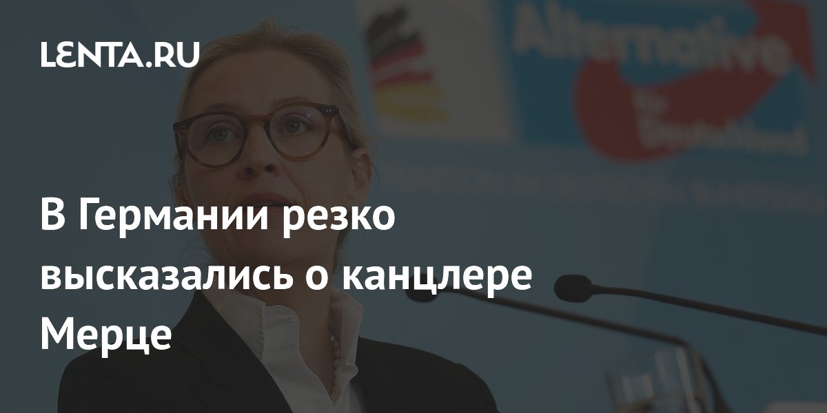 Глава «Альтернативы для Германии» назвала канцлера Мерца лжецом после провала в ООН