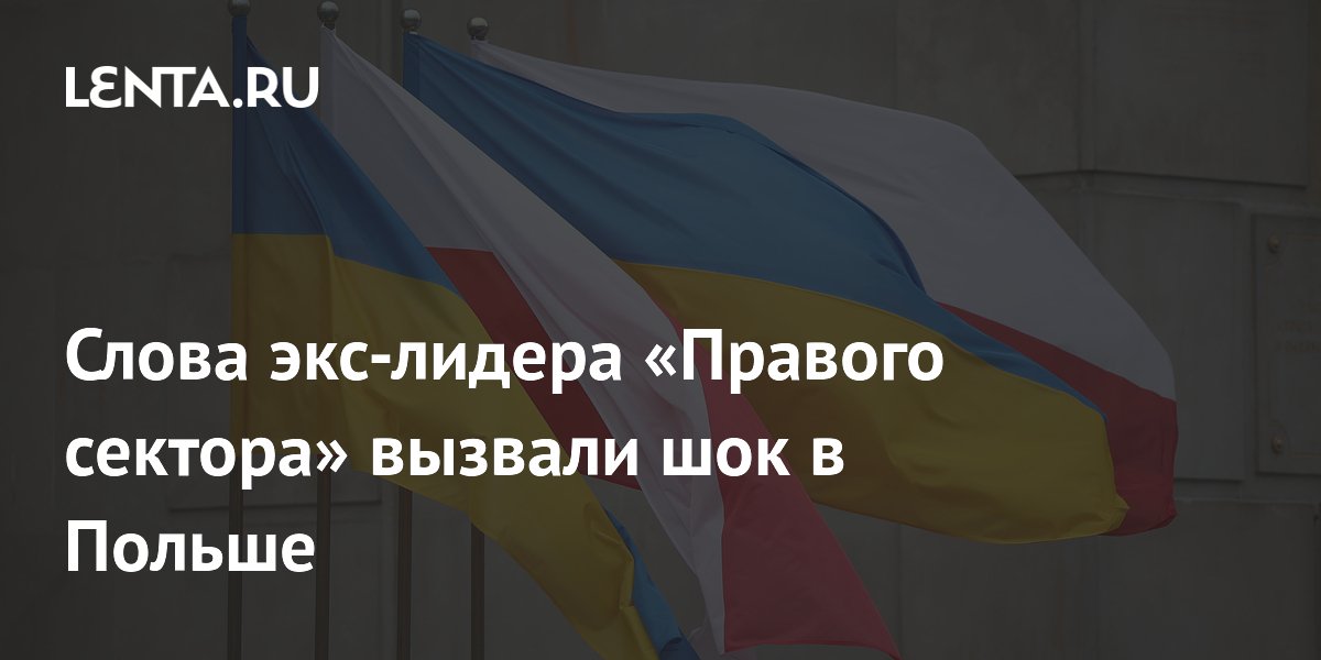 Экс-лидер «Правого сектора» назвал поляков оккупантами: реакция в Польше