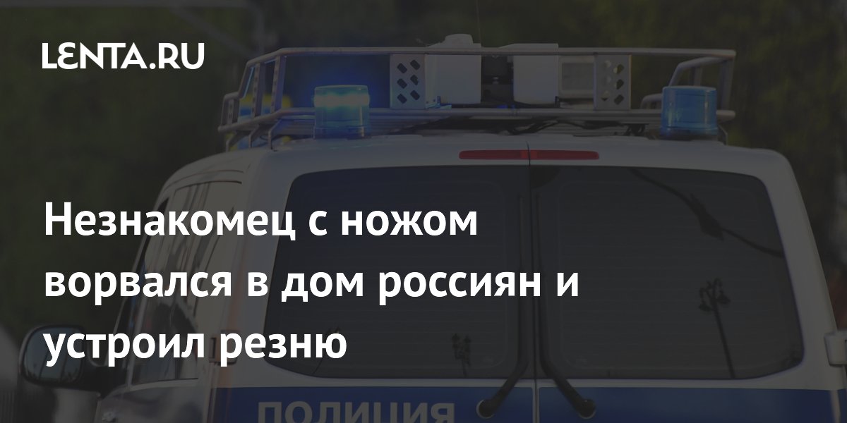 В Подмосковье мужчина с ножом напал на дом: один погиб, ребенок ранен