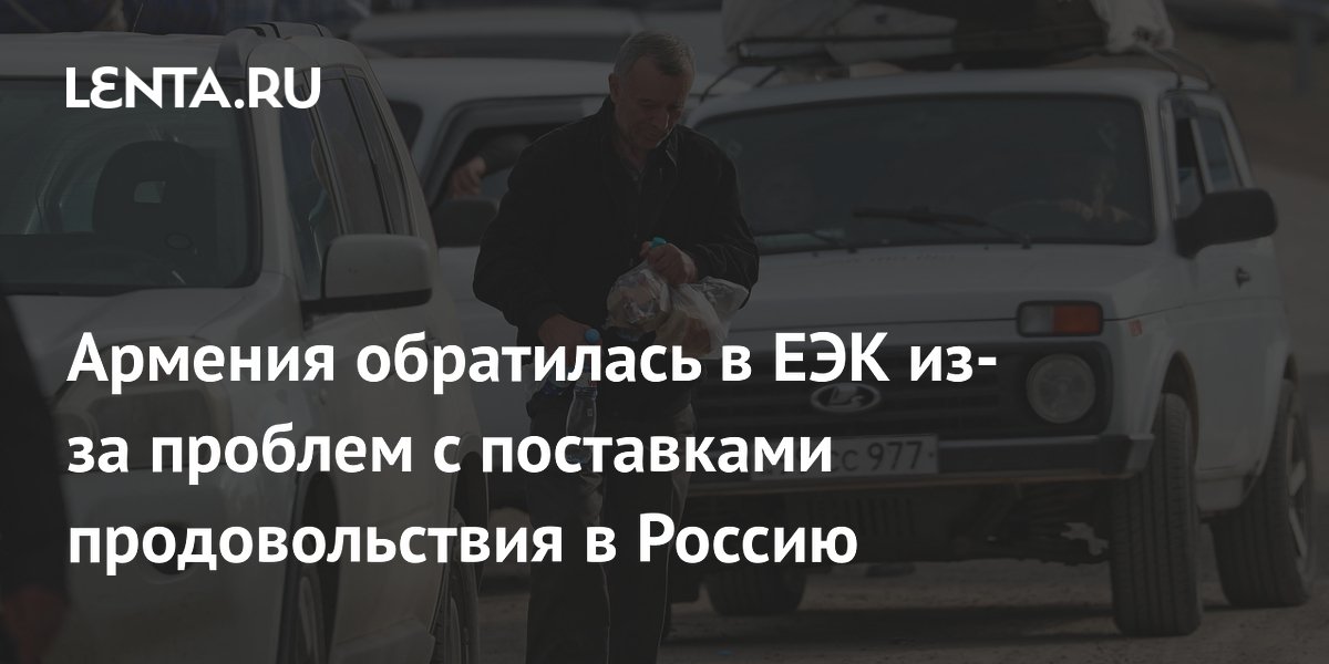 Армения попросила ЕЭК оценить ограничения России на поставки продуктов