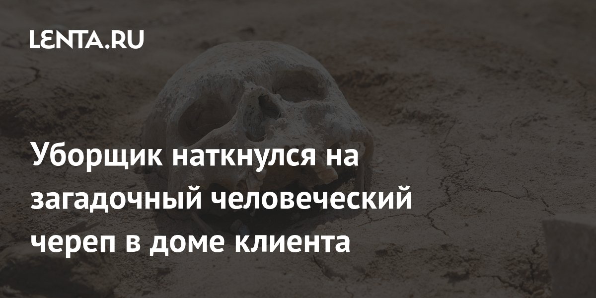 Уборщик нашел человеческий череп в подвале: история и правила безопасности Уборщик нашел человеческий череп в подвале: история и правила безопасности