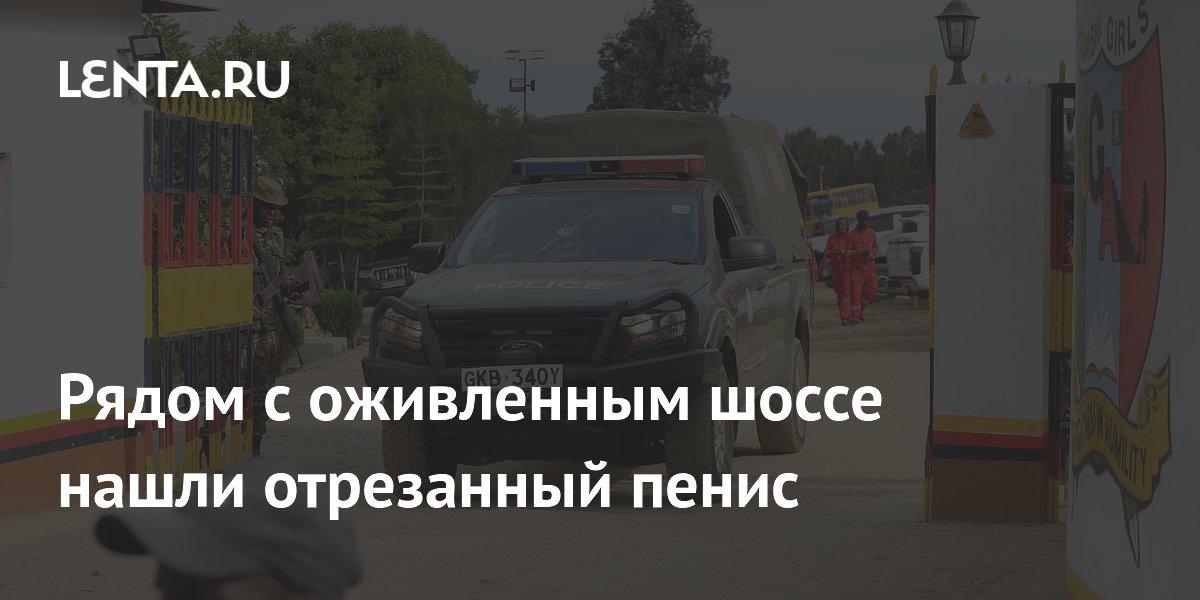 В Кении на обочине шоссе нашли отрезанный пенис: полиция ищет владельца В Кении на обочине шоссе нашли отрезанный пенис: полиция ищет владельца