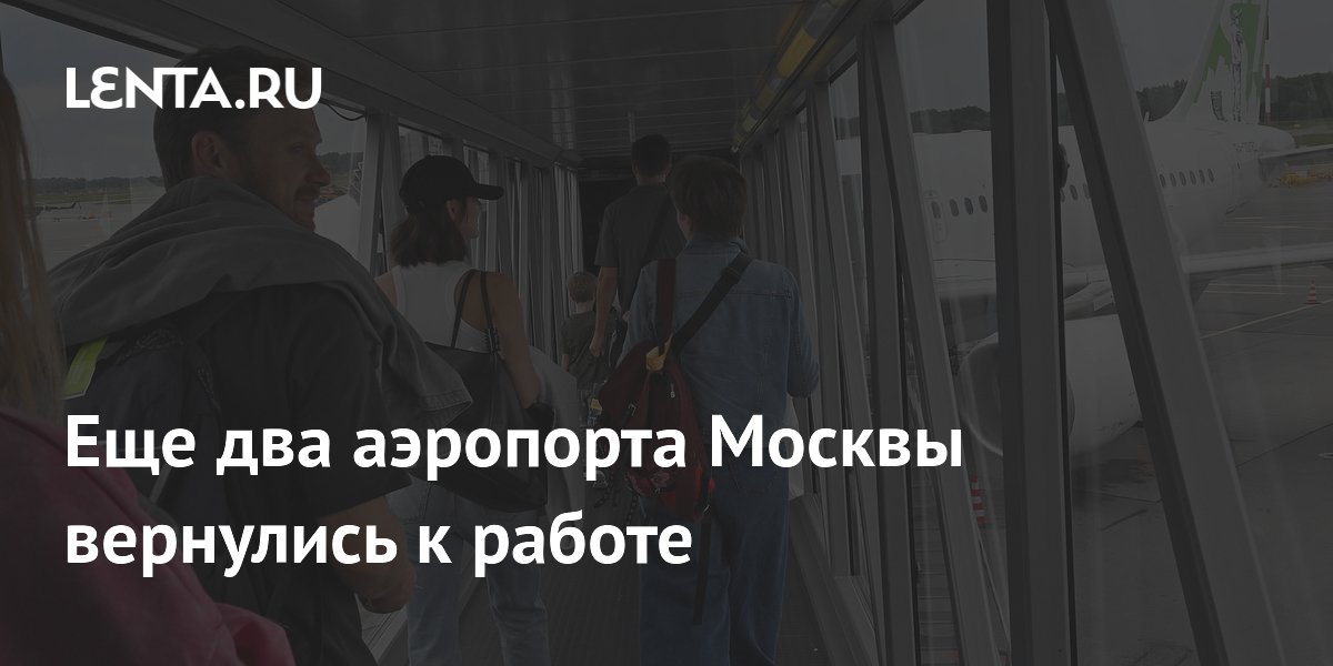 Внуково и Домодедово возобновили работу после утренних ограничений