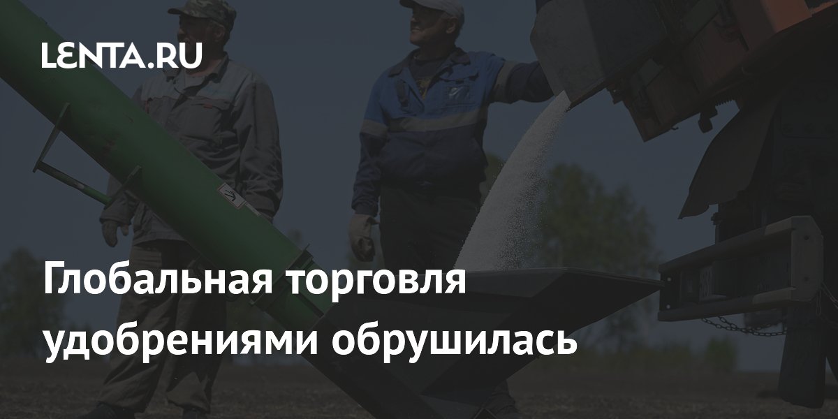 Мировая торговля удобрениями упала на 30%: что это значит для цен и продовольствия Мировая торговля удобрениями упала на 30%: что это значит для цен и продовольствия