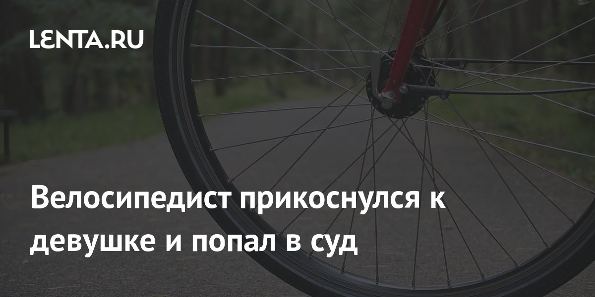 Велосипедист в Москве арестован на 15 суток за приставания к девушке