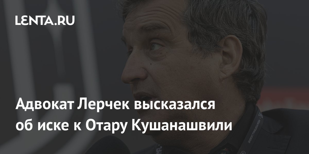 Адвокат Лерчек: стороне Чекалиной неизвестно об иске к Кушанашвили Адвокат Лерчек: стороне Чекалиной неизвестно об иске к Кушанашвили