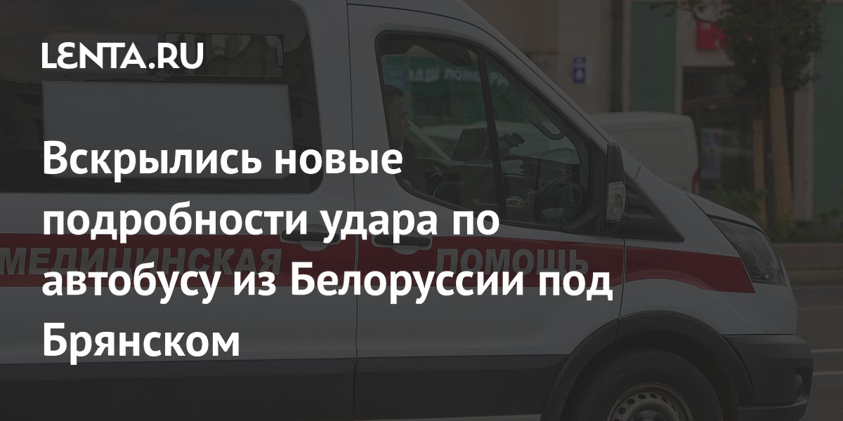 Новые подробности атаки на автобус из Белоруссии под Брянском: пострадали три фуры