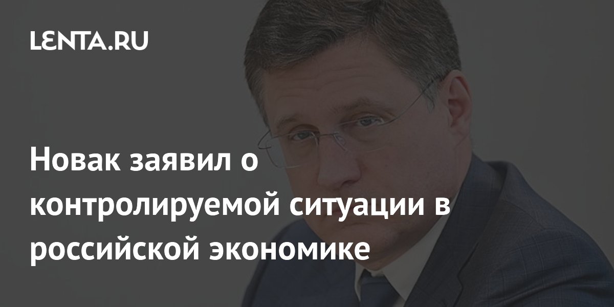 Новак: российская экономика под контролем, правительство следит за макропоказателями