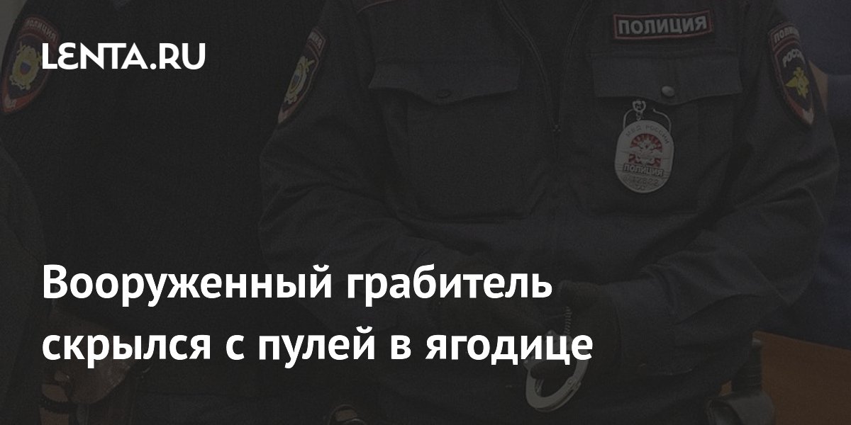 В США грабитель скрылся с пулей в ягодице после ограбления магазина