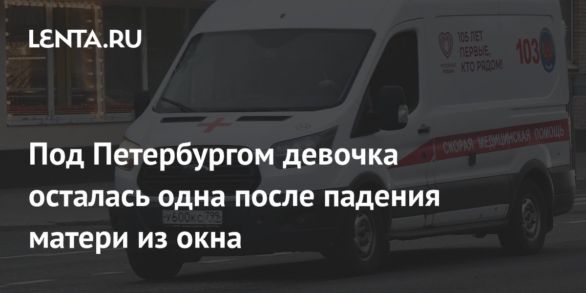 Прохожие спасли девочку в Мурино после гибели матери из окна