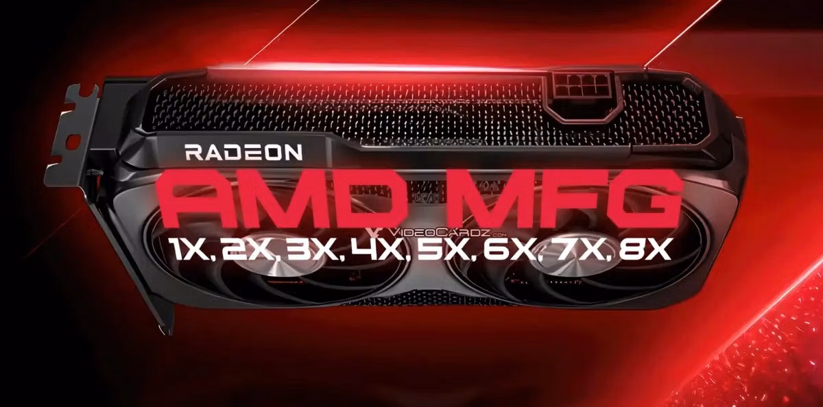 AMD готовит многокадровую генерацию для Radeon: поддержка до x8 кадров догонит GeForce и Arc