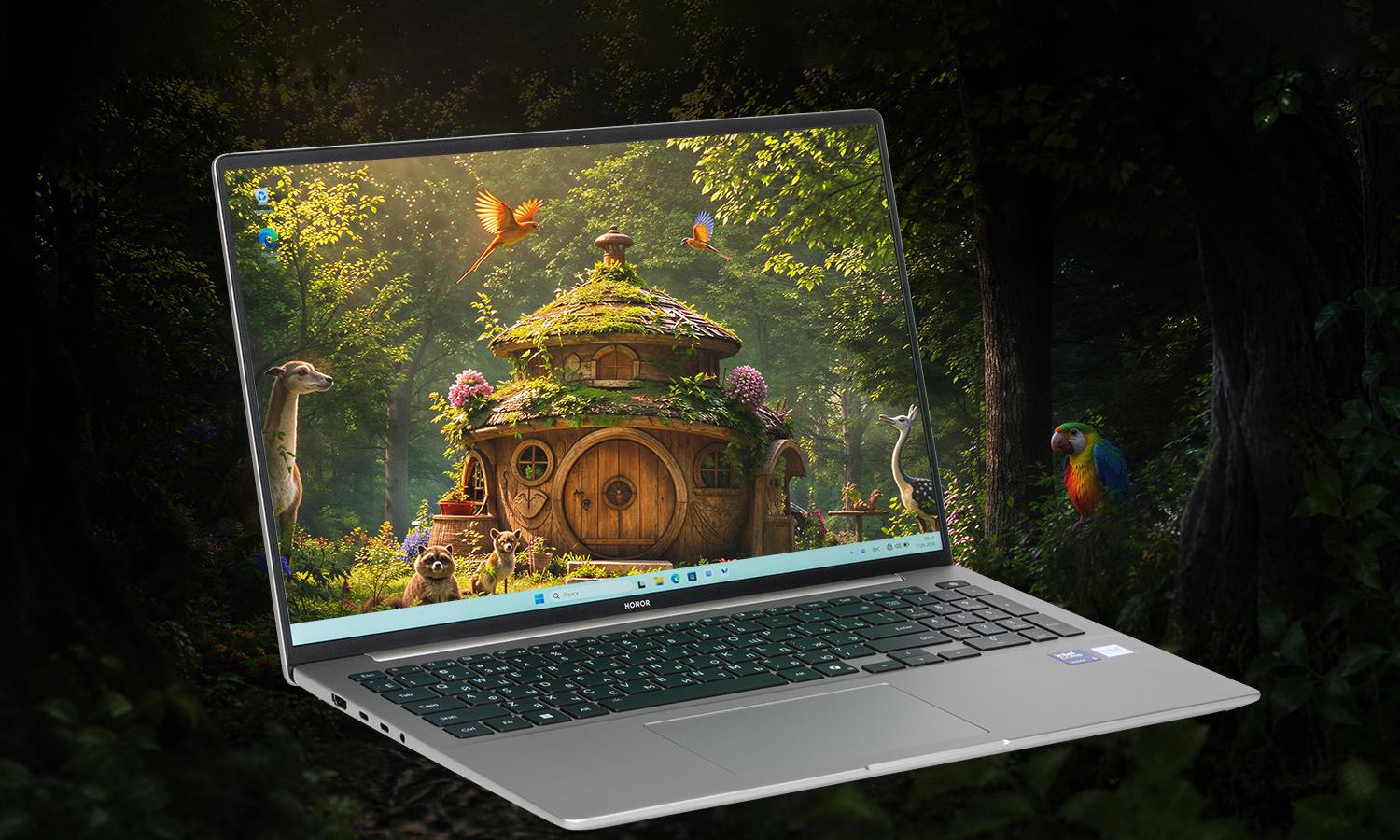 Ноутбук Honor MagicBook 16 2026: 18 часов работы и 16 ГБ памяти без расширения