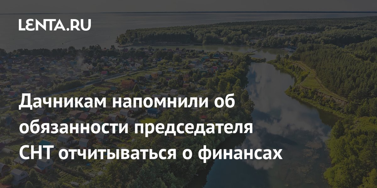 Председатель СНТ обязан отчитываться о финансах: что нужно знать дачникам