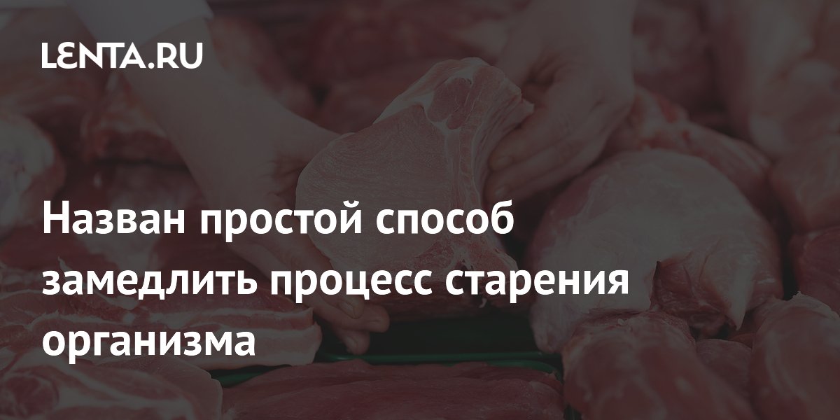 Снижение потребления белка замедляет старение: выводы ученых