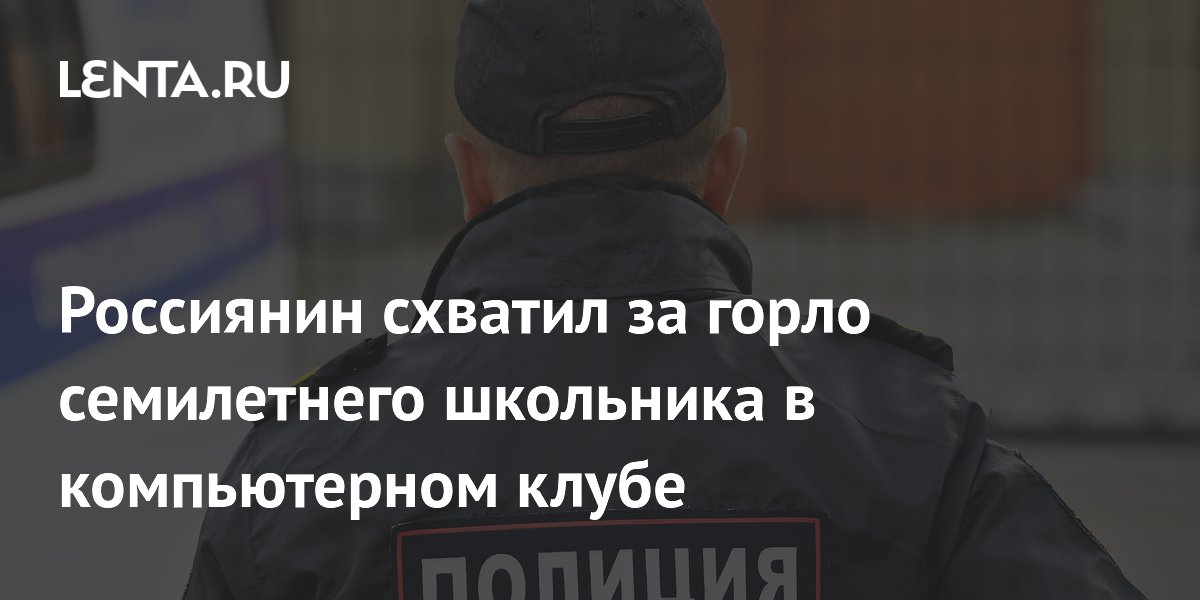 В Адыгее мужчина напал на семилетнего школьника в компьютерном клубе