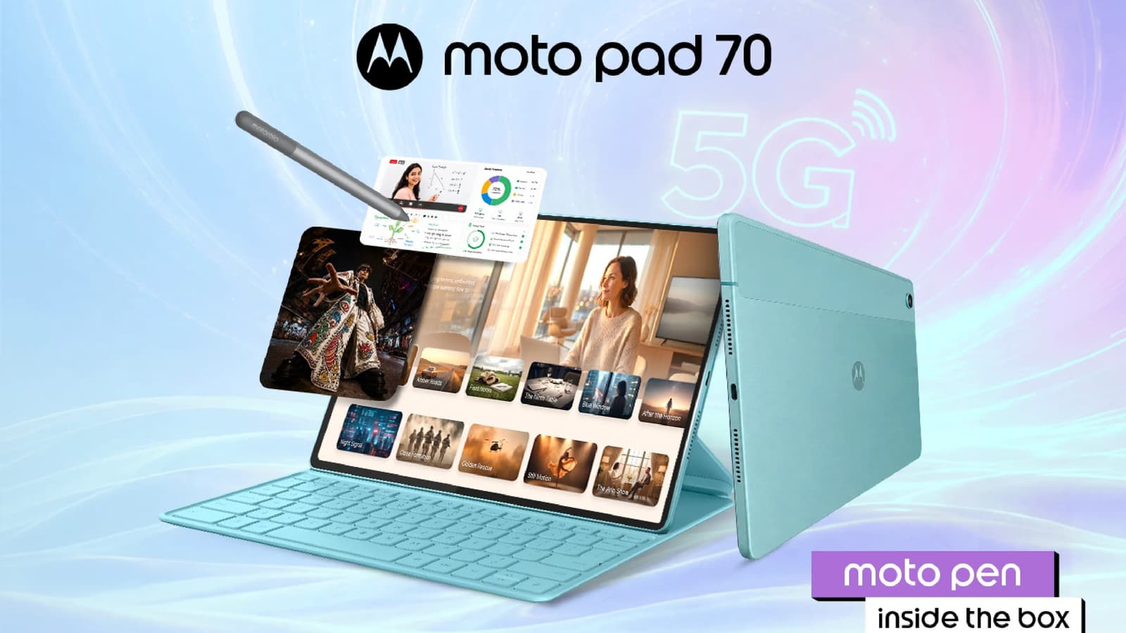 Motorola Moto Pad 70: большой планшет за 360 долларов с компромиссами