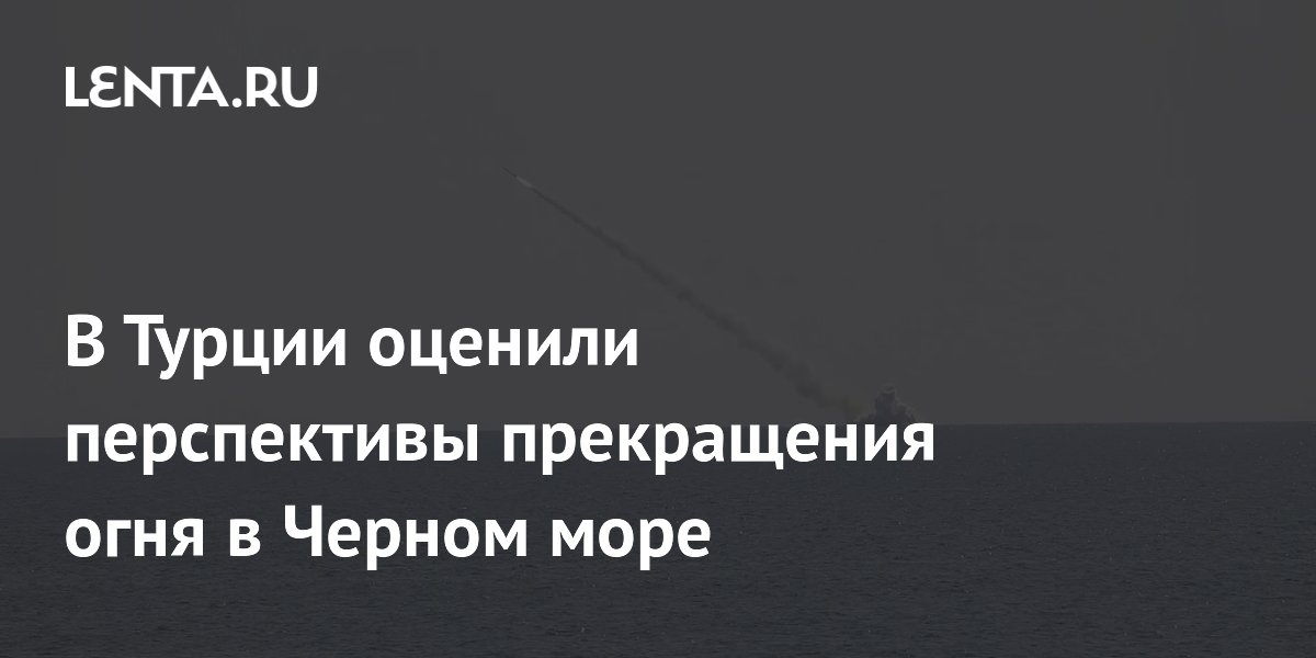 Турецкий политолог: шансы на прекращение огня в Черном море невысоки