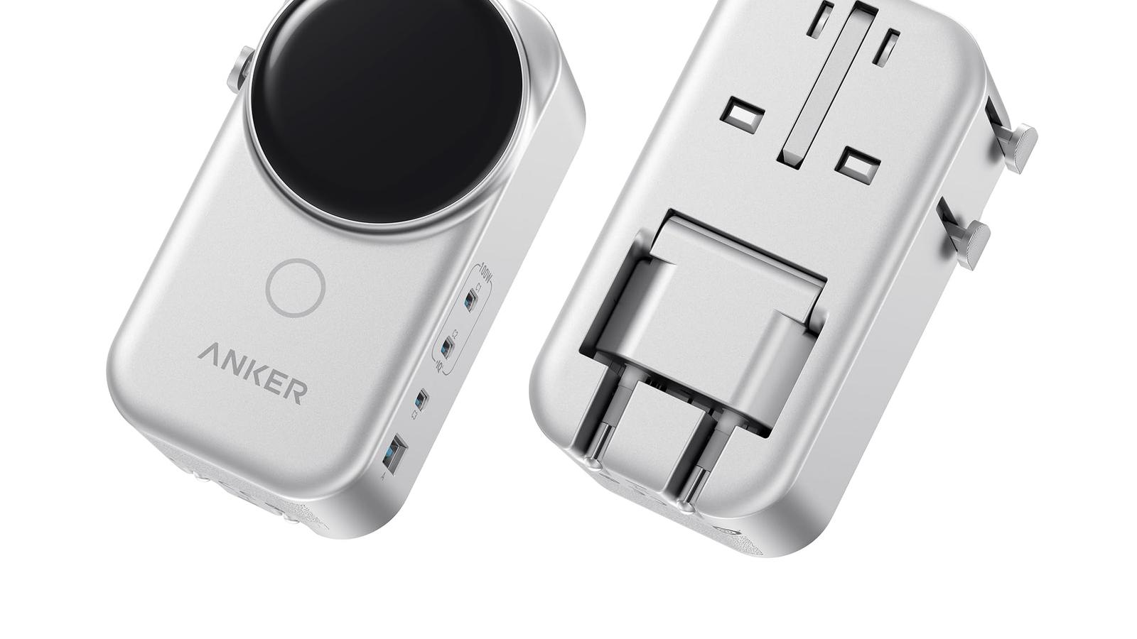 Anker показала зарядку на 100 Вт с тремя USB-C и дисплеем для путешествий