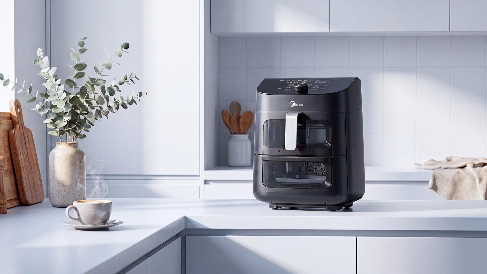 Двухкамерный аэрогриль Midea MAF-CY110A: два блюда одновременно без лишних хлопот Двухкамерный аэрогриль Midea MAF-CY110A: два блюда одновременно без лишних хлопот