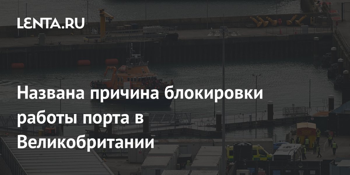 Блокировку порта Дувра назвали акцией протеста против нелегальной миграции Блокировку порта Дувра назвали акцией протеста против нелегальной миграции